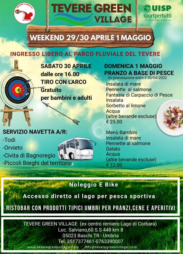 Weekend 29/30 Aprile - 1° Maggio